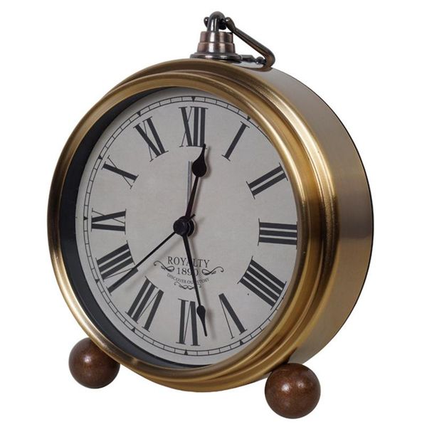 

other clocks & accessories nordic retro alarm clock metal american deskdesk bedroom silent watches table vintage home decoration gift id