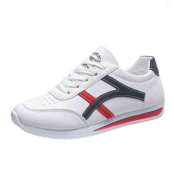 

sports white sho women's running leisure sports board in autumn 2021