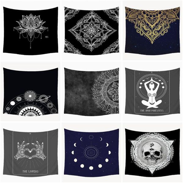 

tapestries decor tapestry wall hanging mandala hippie chakra boho cloth m6