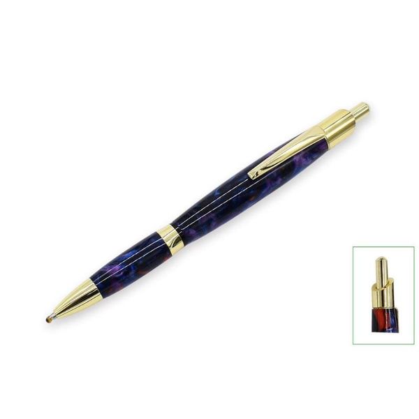 

ballpoint pens sword click pen kits rz-bpcl343#, Blue;orange