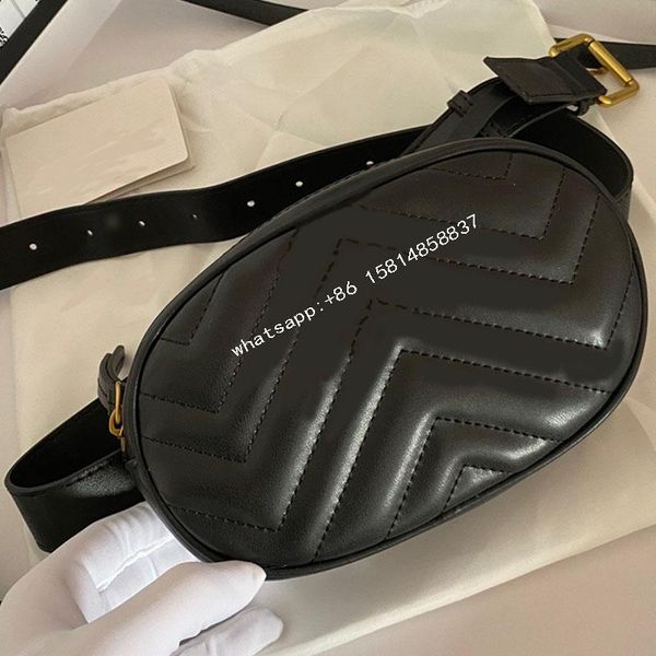 

waist bags 2021 women's bag round belt leather breast beige fashion velvet