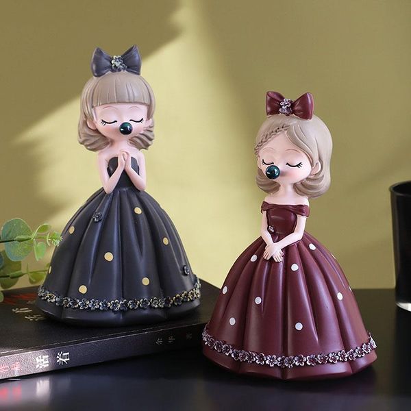 

cute angel bubble girl figurines office fairy garden miniatures statue resin ornaments home decoration accessories birthday gift decorative