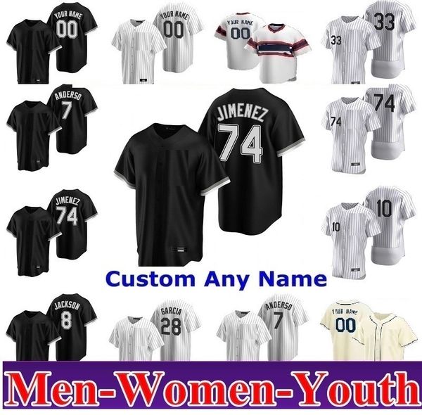 

2021 chicago men women kids youth baseball jerseys white sox carlton fisk #79 jose abreu 20 21 michael frank thomas stitched wholesale jerse, Blue;black