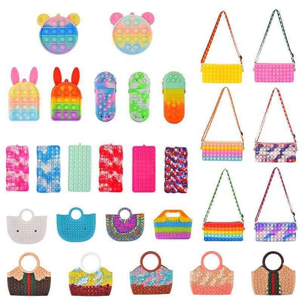 

rat handbag bubble silica gel rectangular student pencil bag decompression box rat killing pioneer zero wallet