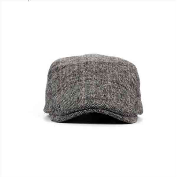 

uk mens flat cap herringbone newsboy bakerboy hat gatsby peaky blinders, Blue;gray