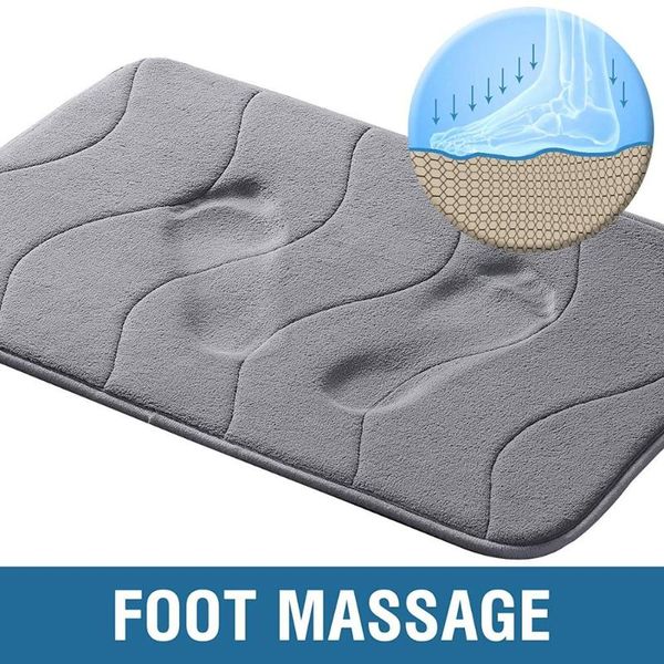 

bath mats 60x90 anti slip home mat memory foam absorbent bathroom rug set non toilet floor kitchen