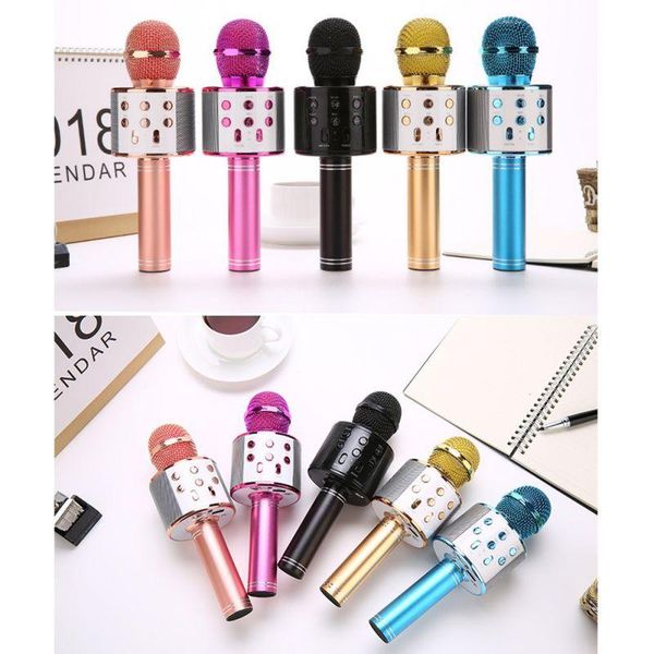 

wireless karaoke microphone speaker recording for youtube bluetooth smartphone 1200mah microphones
