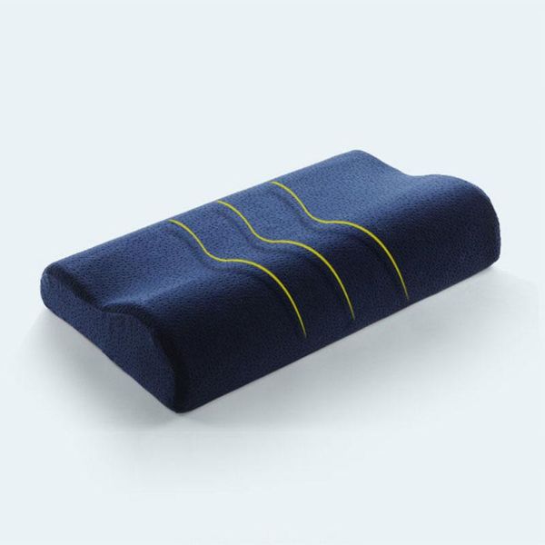 

pillow pillow,memory foam bed orthopedic for neck pain sleeping with embroidered pillowcase 50*30cm