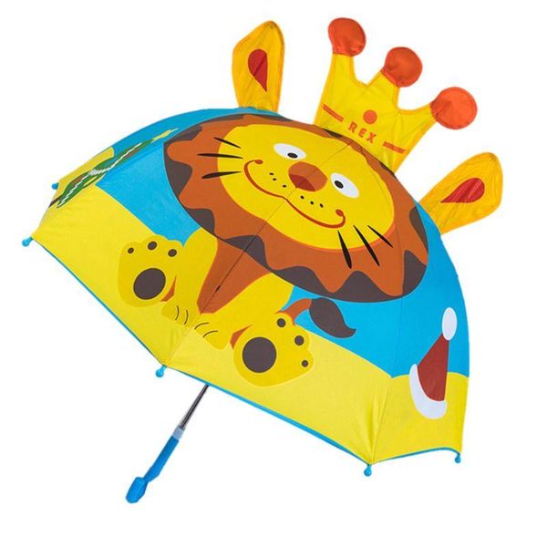 

stroller parts & accessories children umbrella boys girls cartoon with animal ears custom princess long handle safe light portable