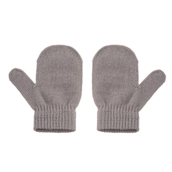 

caps & hats 2021 winter warm baby solid color ear flap hat gloves set cute ears beanies mitten kit for toddler girls boys knitted, Yellow