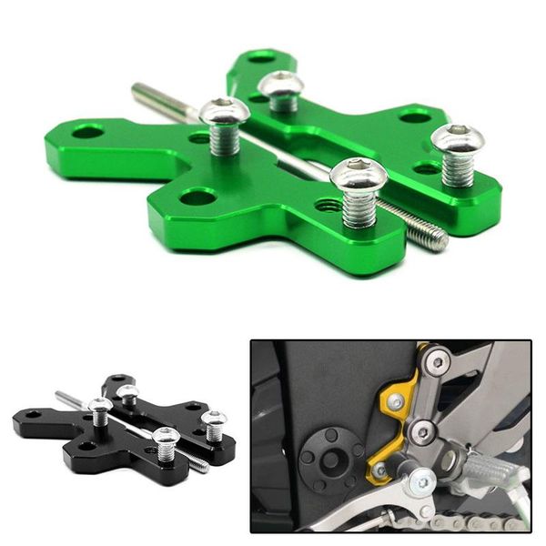 

aluminum ajustment motorcycle footrest set peg rear motor bike for ninja250 300 2013-2021 pedals