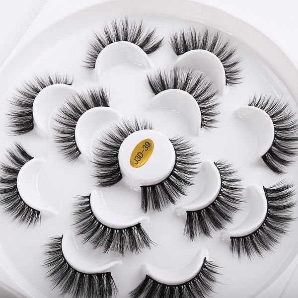 

fibre lashes 7pairs high-quality cross dramatic individual appointment natural easy fan extension supplies accesories1