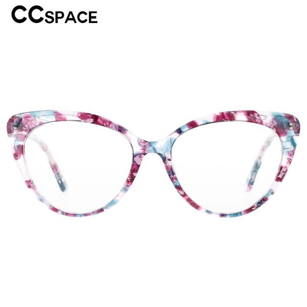 

fashion sunglasses frames 53146 armazones opticos acetate cat eye floral ladies eyewear decorative fashionable woman computer g, Black
