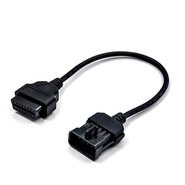 

diagnostic tools obdii 10 pin to 16 connector cable obd2 adapter for vauxhall / opcom