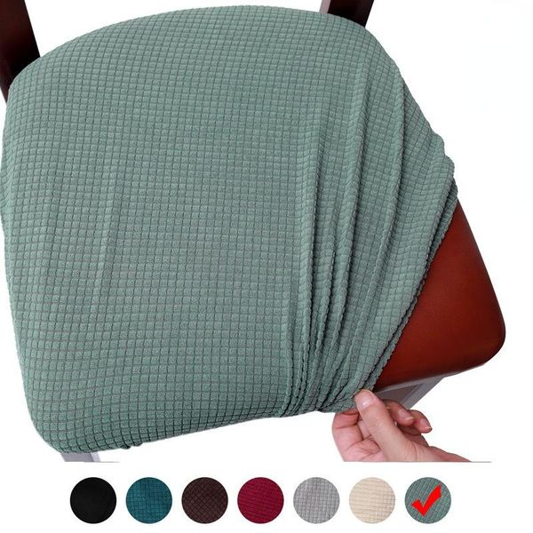 

chair covers cushion cover spandex jacquard dining room seat removable elastic