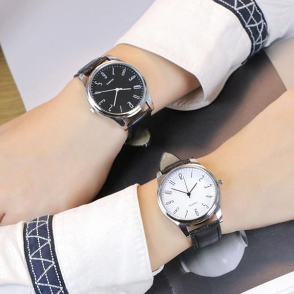 

wristwatches mens watches simple business fashion leather quartz wrist watch 2021 relogio masculino reloj hombre q, Slivery;brown