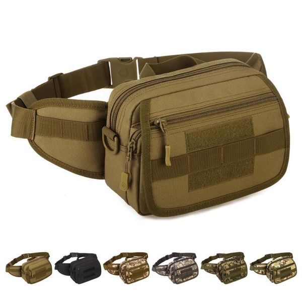 

men women army fans tactical waist pack three use combination bag multi functional outdoor cross camouflage bags