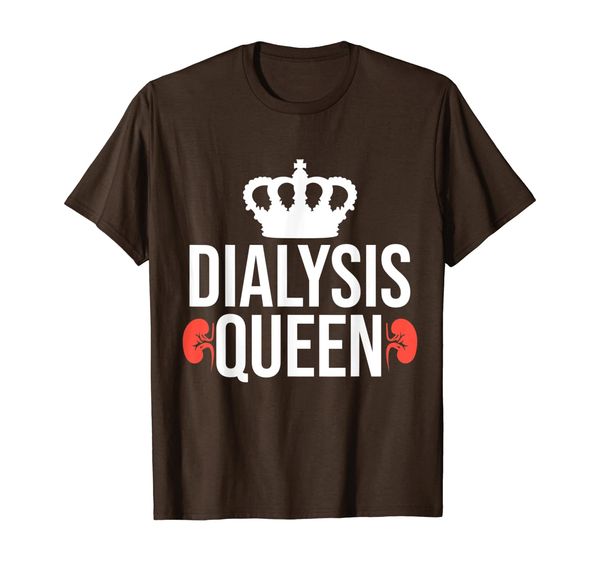

nephrology nurse renal dialysis nursing rn t-shirt, White;black