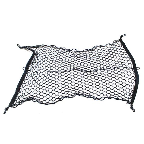 

100*70cm elastic nylon car cargo trunk holder storage net organizer (black)