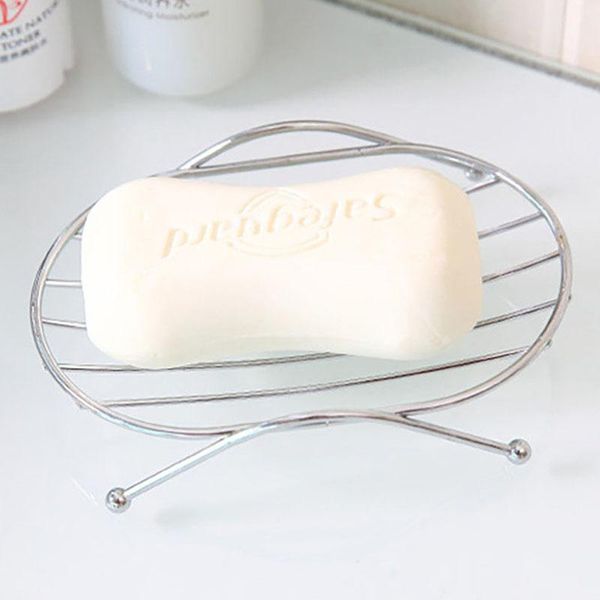 

soap dishes nanjibao creative stainless steel holder stable drain oval tray simple toilet rectangle box bathroom accessories