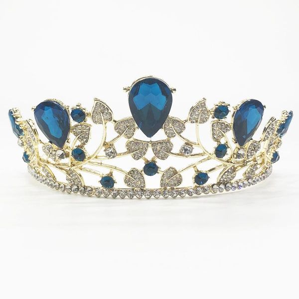 

hair clips & barrettes jeweled crowns beautiful headpiece wedding crown tiaras accessories for prom birthday costume party lb, Golden;silver