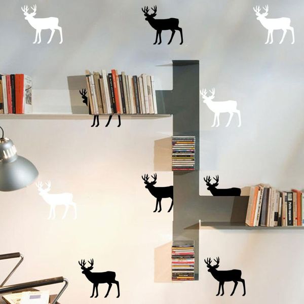 

wall stickers animal elk wallpaper home decor for living room kids bedroom decoration art mural sticker
