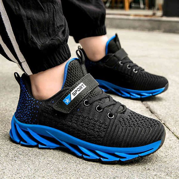 

autumn kids children blades soles child running walking tennis sneakers tenis infantil teenagers boys sport shoes 1007, Black;red