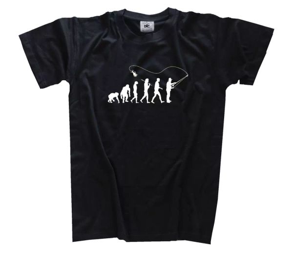 

fly fisherman iii fly fishing angler fish evolution new t-shirt s-xxxl, White;black