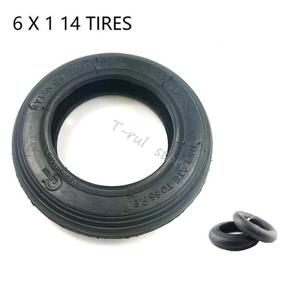 

motorcycle wheels & tires good quality 6x1 1/4 outer tyre 6 inch wheel for a-folding bike and mini electric scooter accessory