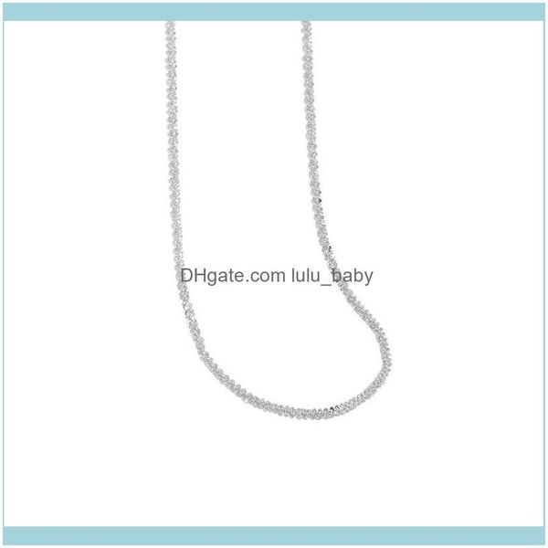 

chains & pendants jewelrychains chain necklaces sterling sier 925 gift for women gold designer geometric cauliflower necklace joyas de plata, Silver