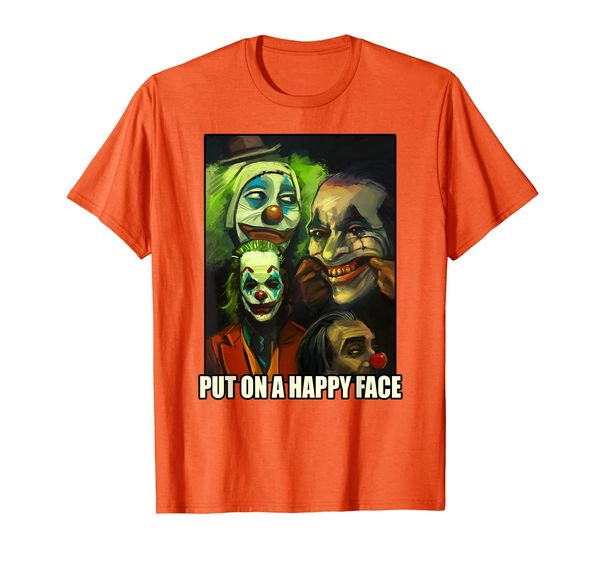 

Joker Put on a Happy face Joker Tee 2019 For Men Joker Gift T-Shirt, Mainly pictures