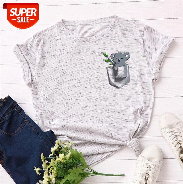 

women's loose round neck short-sleeved cotton t-shirt #wb4a, White