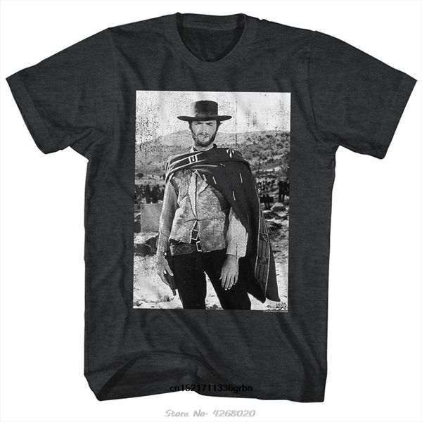 

clint eastwood western good the men t shirt bad and ugly p movie tee novelty women tees, White;black