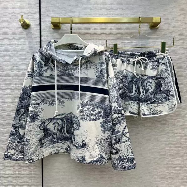 

women's two piece pants tracksuit hoodies short pants casual fashion set fasion female tracksuits women clolthing size s-l, White