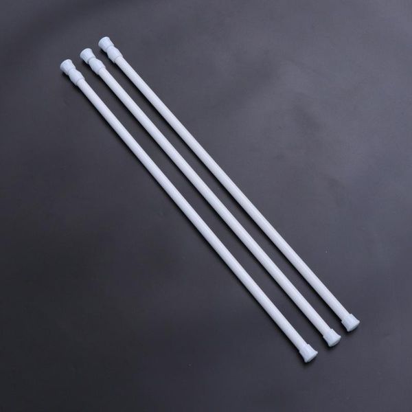 

3pcs high carbon steel expansion link door curtain rod shower pole tube for home diameter white (55-100cm diamet curtains