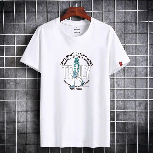 

men's t-shirts t-shirt cotton streetwear 2021 summer short oversized t shirt s - 5xl 6xl men clothing causal o-neck basic male, White;black
