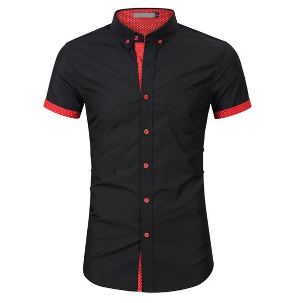 

men's shirts shirt 2021 spring menswear summer short sleeve, White;black