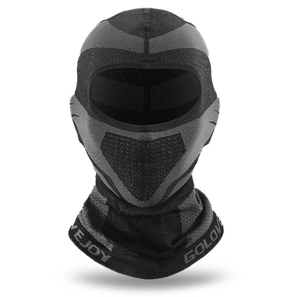 

cycling caps & masks winter keep warm motorcycle mask thermal knitting bandana windproof balaclava ski hunting scarf neck scarves, Black