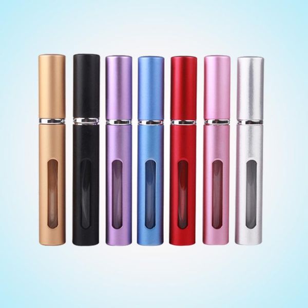 

storage bottles & jars 7pcs 5ml perfume spray metal sprayers refillable portable empty container