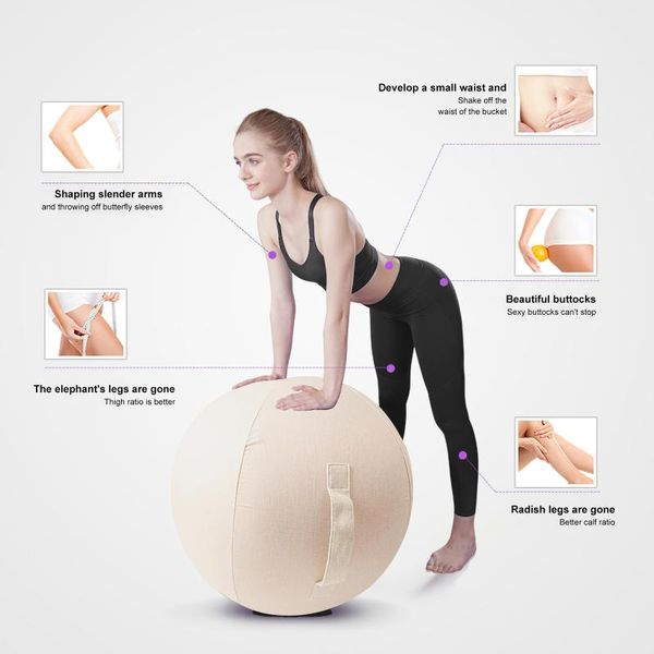 

yoga ball cover 75cm pilates sitting chair dustproof protector slipcover balls