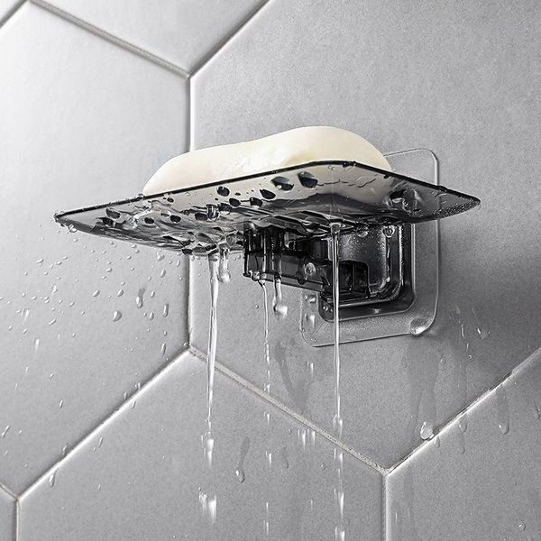 

soap dish drain bathroom shower rack storage tray supplies dishes