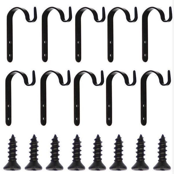 

metal j-type hook baking paint black simple mm bag painting household cloth