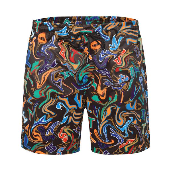 

mens designer shorts summer fashion loose streetwears clothing quick drying swimwear printing board beach pants man s swim short, White;black