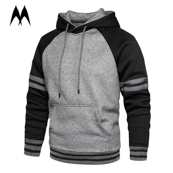 

men's hoodies & sweatshirts patchwork striped hoodie men streetwear 2021 hip hop oversized mens clothing high street hooded sweatshirt, Black