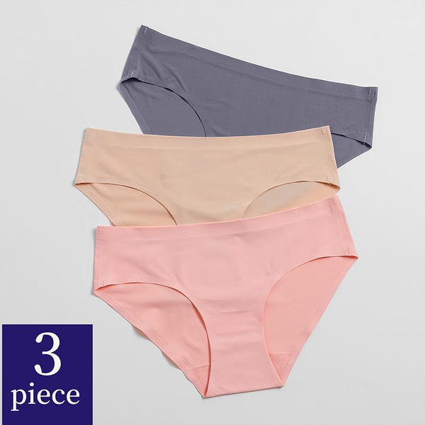 

women's panties bzel silk satin sports seamless underwear breathable comfort briefs lingerie girls underpants 7 colors sale, Black;pink