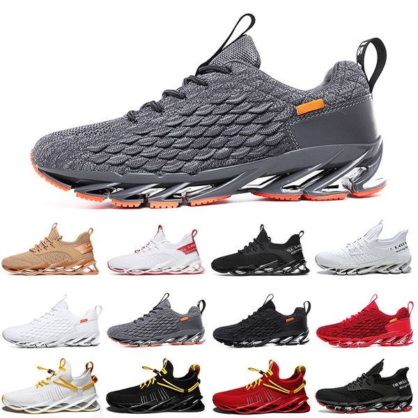 2021 Non-Brand Herren Damen Laufschuhe Blade Slip On Triple Schwarz Weiß Rot Grau Terracotta Warriors Herren Gym Trainer Outdoor Sports Sneakers Größe 39-46