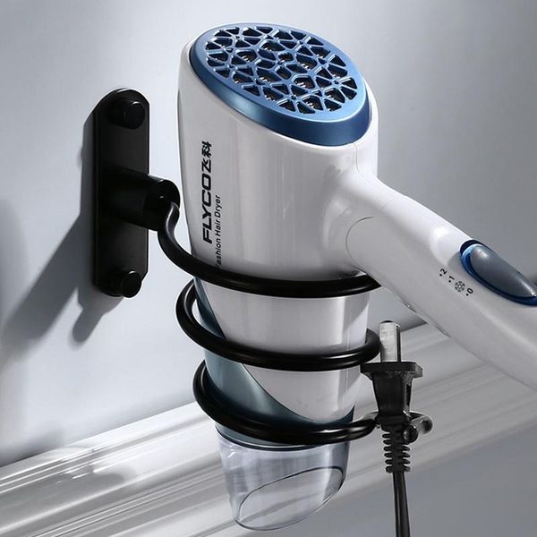 

hooks & rails blower rack spiral barber salon styling storage organizer bathroom hair dryer holder wall mounted trace