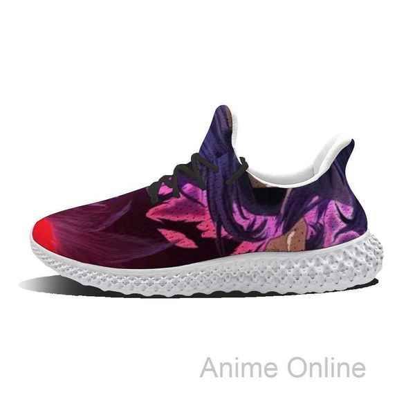

customized fashion pattern sports breathable trend casual anime shoes