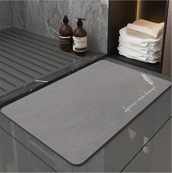

bath mats mat non-slip carpet foot entrance door bathroom rug tapis de bainabsorbent quick-drying doormat rectangular