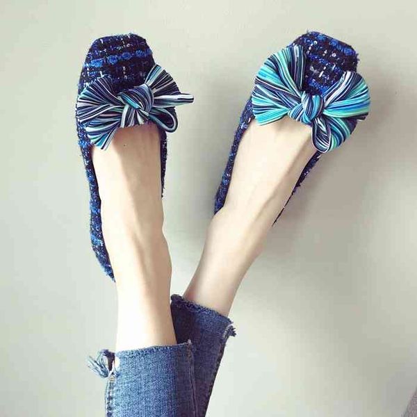 

mulher vero borboleta n quadrado plana casuais praa toe sapatos femininos, Black